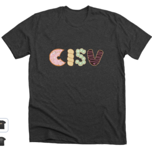 CISV Portland Donut Unisex Tee - Charcoal